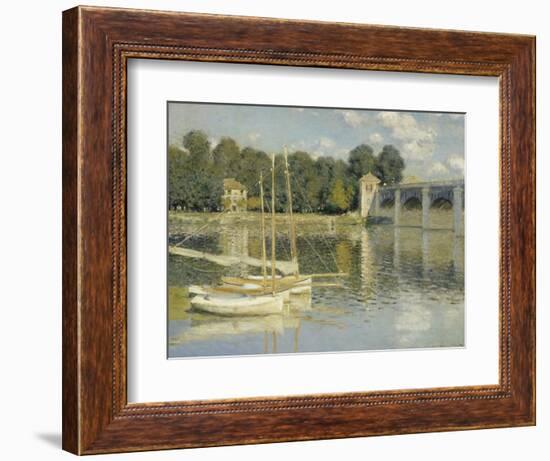 Le pont d'Argenteuil-Claude Monet-Framed Giclee Print