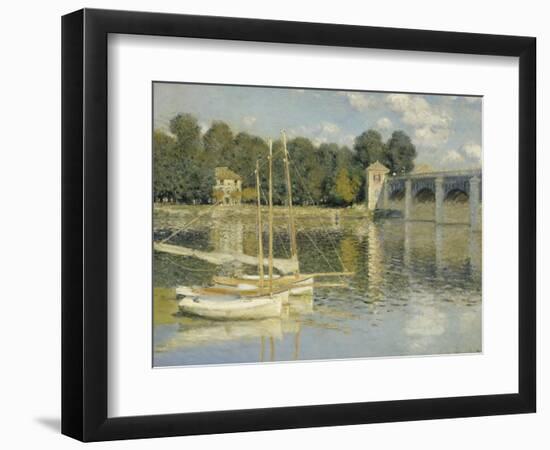 Le pont d'Argenteuil-Claude Monet-Framed Giclee Print