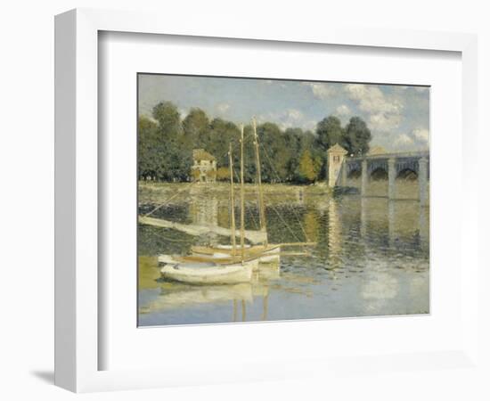 Le pont d'Argenteuil-Claude Monet-Framed Giclee Print