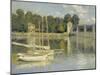 Le pont d'Argenteuil-Claude Monet-Mounted Giclee Print