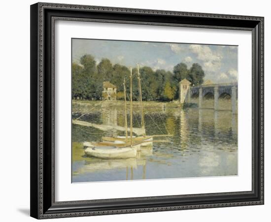 Le pont d'Argenteuil-Claude Monet-Framed Giclee Print