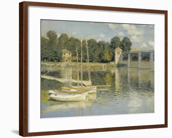 Le pont d'Argenteuil-Claude Monet-Framed Giclee Print