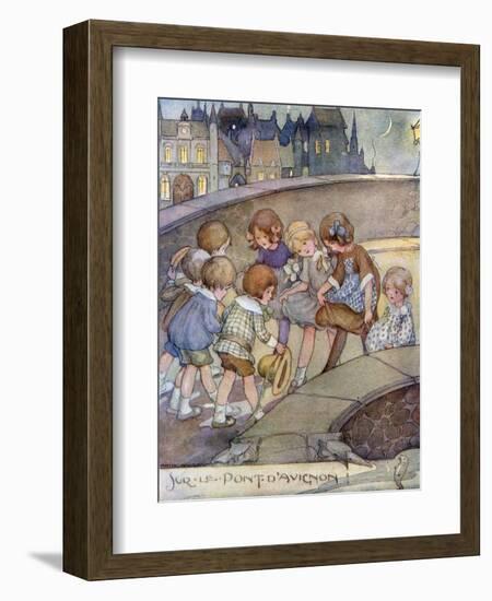 Le Pont D'Avignon-Anne Anderson-Framed Art Print