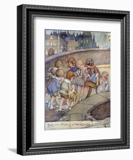 Le Pont D'Avignon-Anne Anderson-Framed Art Print