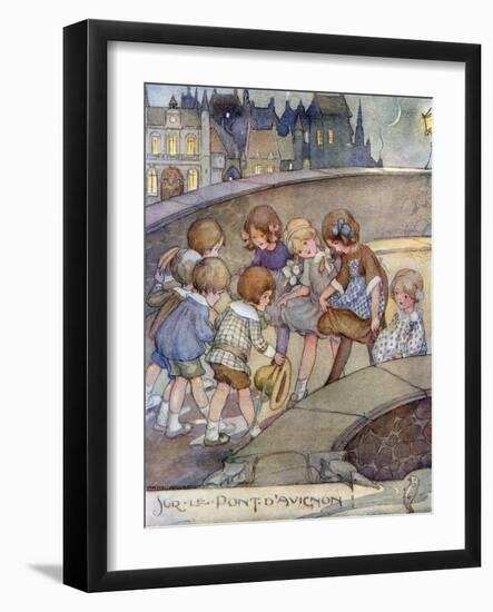 Le Pont D'Avignon-Anne Anderson-Framed Art Print