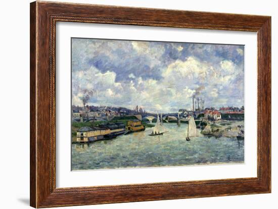 Le Pont de Charenton-Armand Guillaumin-Framed Giclee Print