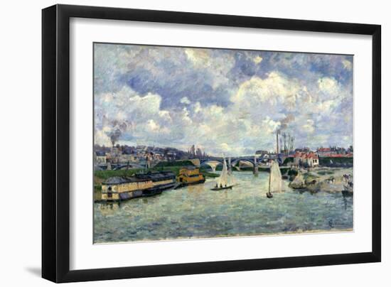 Le Pont de Charenton-Armand Guillaumin-Framed Giclee Print