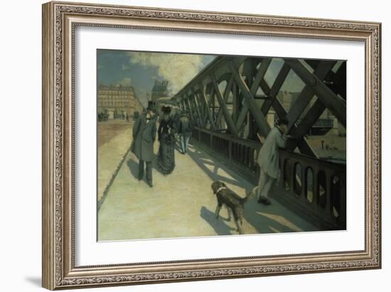 Le Pont De L'Europe, 1876-Gustave Caillebotte-Framed Giclee Print