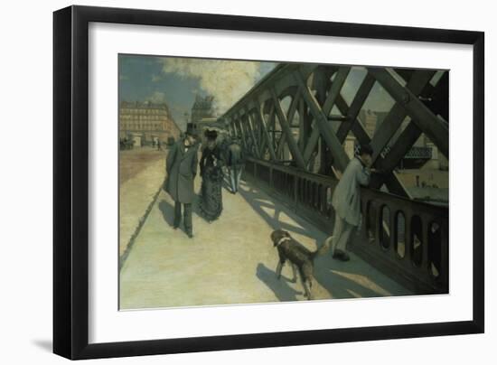 Le Pont De L'Europe, 1876-Gustave Caillebotte-Framed Giclee Print