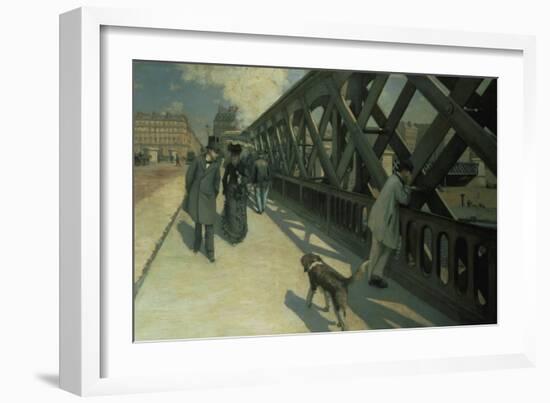 Le Pont De L'Europe, 1876-Gustave Caillebotte-Framed Giclee Print