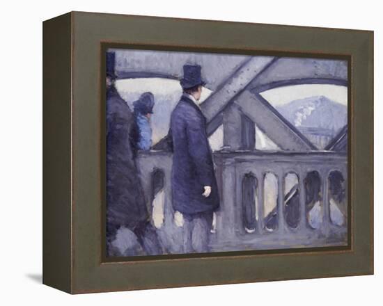 Le Pont De L'Europe, 1876-Gustave Caillebotte-Framed Premier Image Canvas