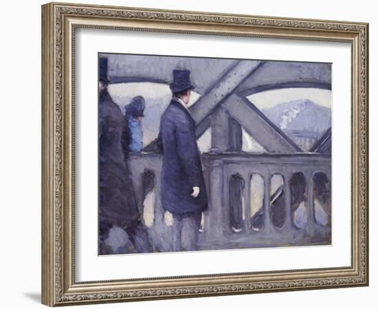 Le Pont De L'Europe, 1876-Gustave Caillebotte-Framed Giclee Print