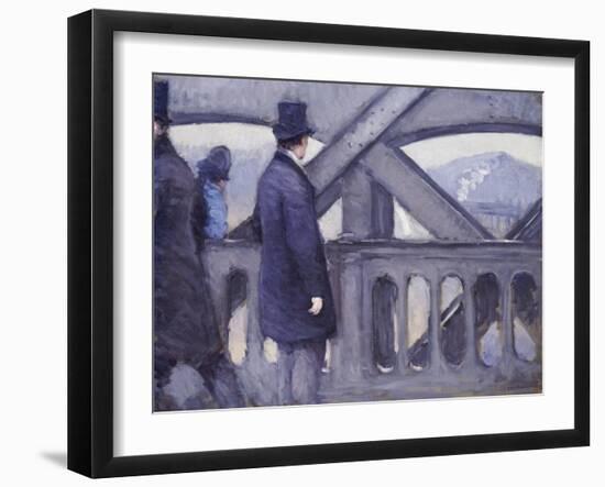 Le Pont De L'Europe, 1876-Gustave Caillebotte-Framed Giclee Print