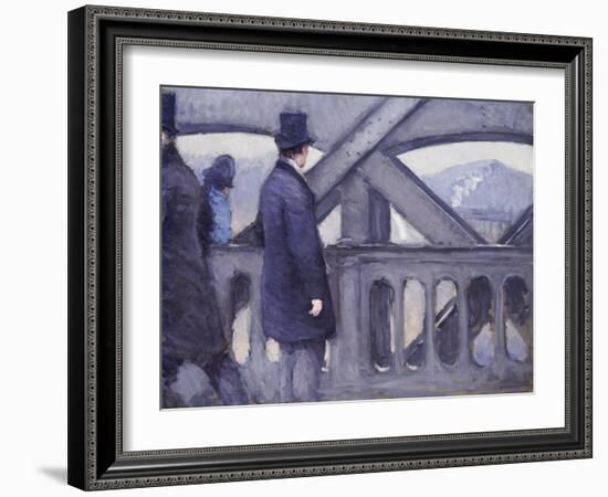 Le Pont De L'Europe, 1876-Gustave Caillebotte-Framed Giclee Print