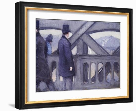 Le Pont De L'Europe, 1876-Gustave Caillebotte-Framed Giclee Print