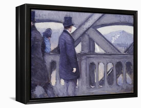 Le Pont De L'Europe, 1876-Gustave Caillebotte-Framed Premier Image Canvas