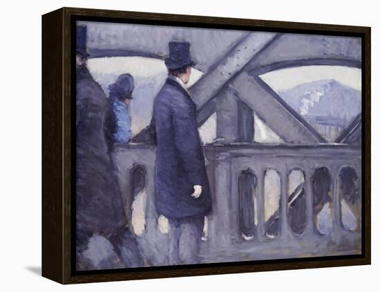 Le Pont De L'Europe, 1876-Gustave Caillebotte-Framed Premier Image Canvas