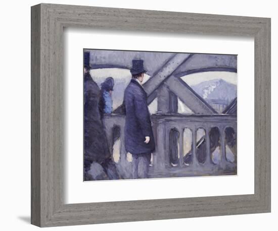 Le Pont De L'Europe, 1876-Gustave Caillebotte-Framed Giclee Print