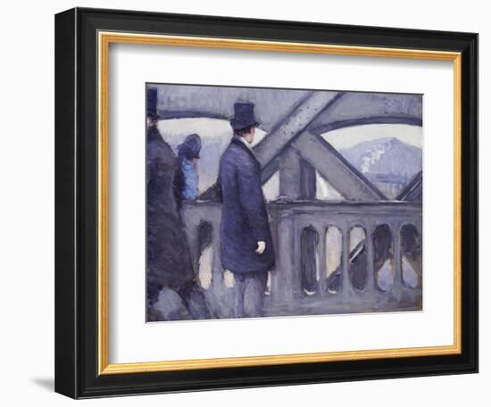 Le Pont De L'Europe, 1876-Gustave Caillebotte-Framed Giclee Print