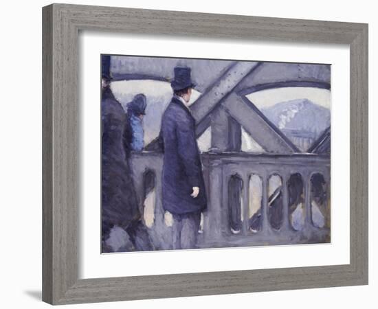 Le Pont De L'Europe-Gustave Caillebotte-Framed Giclee Print