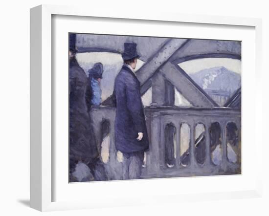 Le Pont De L'Europe-Gustave Caillebotte-Framed Giclee Print