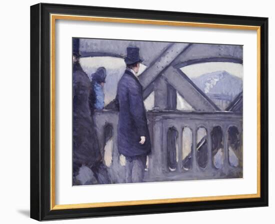 Le Pont De L'Europe-Gustave Caillebotte-Framed Giclee Print