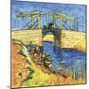 Le Pont De Langlois a Arles, 1888-Vincent van Gogh-Mounted Giclee Print