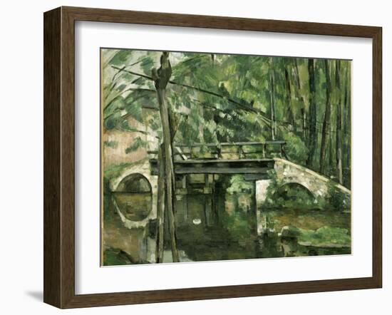 Le Pont de Maincy, près de Melun-Paul Cézanne-Framed Giclee Print