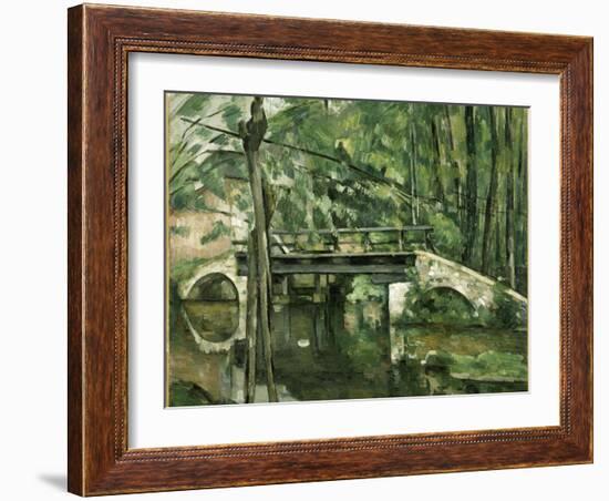 Le Pont de Maincy, près de Melun-Paul Cézanne-Framed Giclee Print