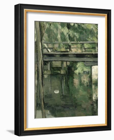 Le Pont de Maincy, près de Melun-Paul Cézanne-Framed Giclee Print