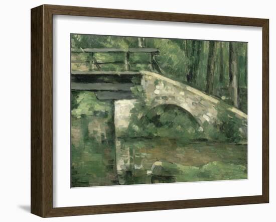 Le Pont de Maincy, près de Melun-Paul Cézanne-Framed Giclee Print