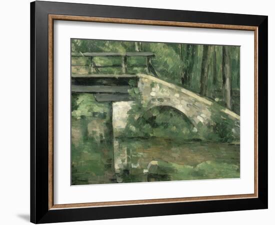 Le Pont de Maincy, près de Melun-Paul Cézanne-Framed Giclee Print