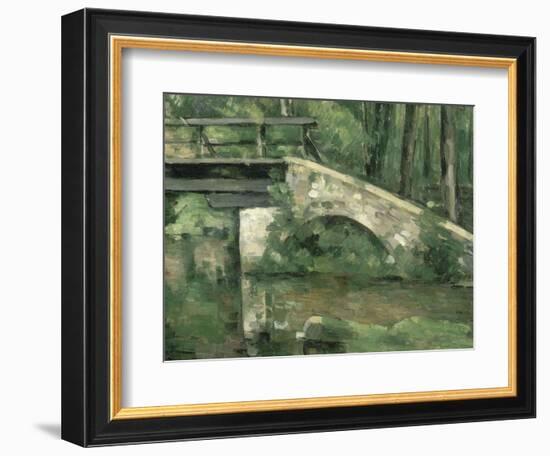 Le Pont de Maincy, près de Melun-Paul Cézanne-Framed Giclee Print