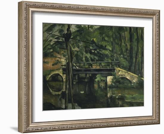 Le Pont de Maincy-Paul Cézanne-Framed Giclee Print