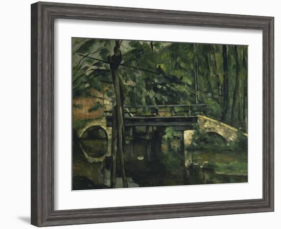 Le Pont de Maincy-Paul Cézanne-Framed Giclee Print