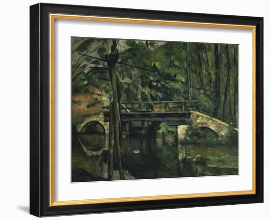 Le Pont de Maincy-Paul Cézanne-Framed Giclee Print