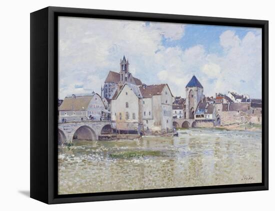 Le Pont De Moret, 1888-Alfred Sisley-Framed Premier Image Canvas