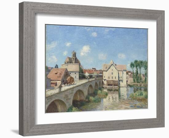 Le Pont de Moret-Alfred Sisley-Framed Premium Giclee Print