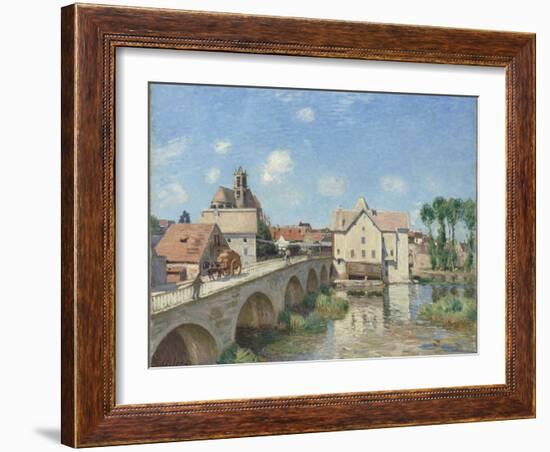 Le Pont de Moret-Alfred Sisley-Framed Giclee Print
