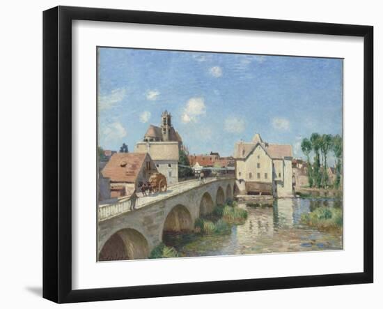 Le Pont de Moret-Alfred Sisley-Framed Giclee Print