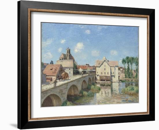 Le Pont de Moret-Alfred Sisley-Framed Giclee Print