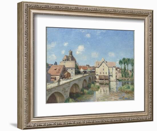 Le Pont de Moret-Alfred Sisley-Framed Giclee Print