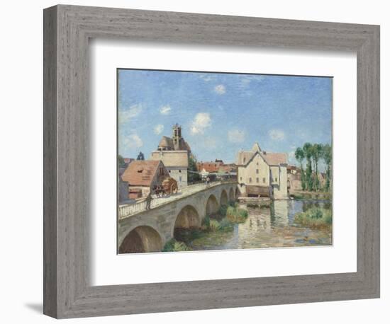 Le Pont de Moret-Alfred Sisley-Framed Giclee Print