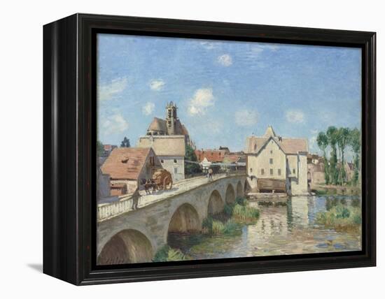 Le Pont de Moret-Alfred Sisley-Framed Premier Image Canvas