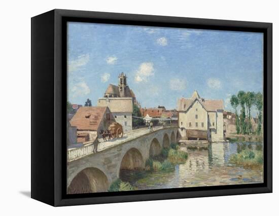 Le Pont de Moret-Alfred Sisley-Framed Premier Image Canvas