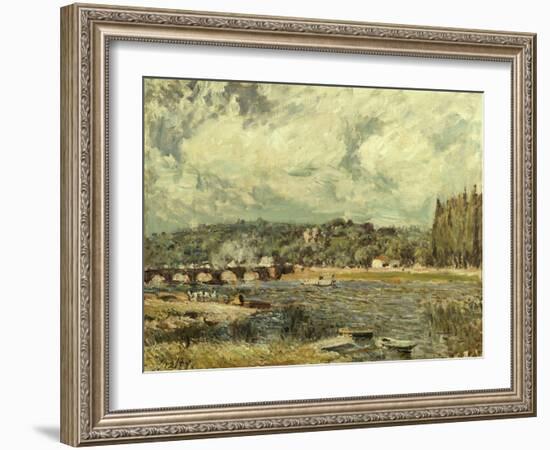 Le Pont De Sevres, 1877-Alfred Thompson Bricher-Framed Giclee Print