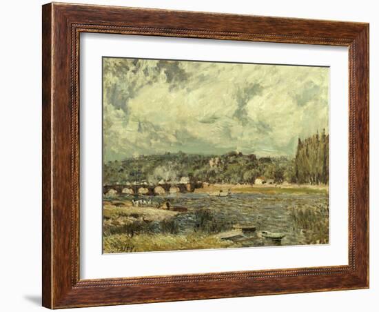 Le Pont De Sevres, 1877-Alfred Thompson Bricher-Framed Giclee Print