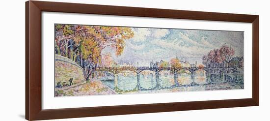 Le pont des Arts-Paul Signac-Framed Giclee Print
