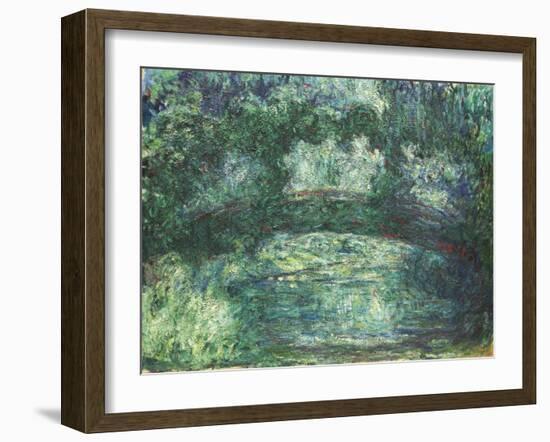 Le Pont Japonais, 1918-24 (oil on canvas)-Claude Monet-Framed Giclee Print