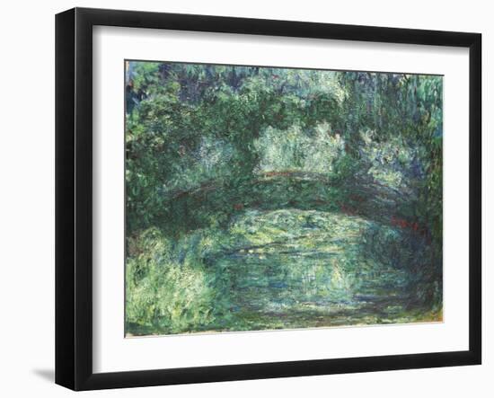 Le Pont Japonais, 1918-24 (oil on canvas)-Claude Monet-Framed Giclee Print